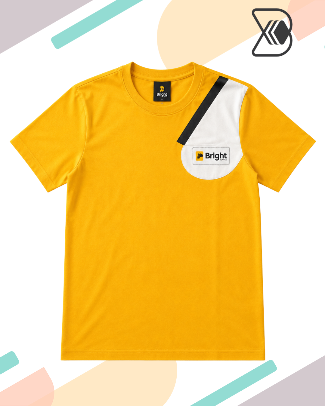 CAMISETA AMARELA SCHOOL UNISSEX
