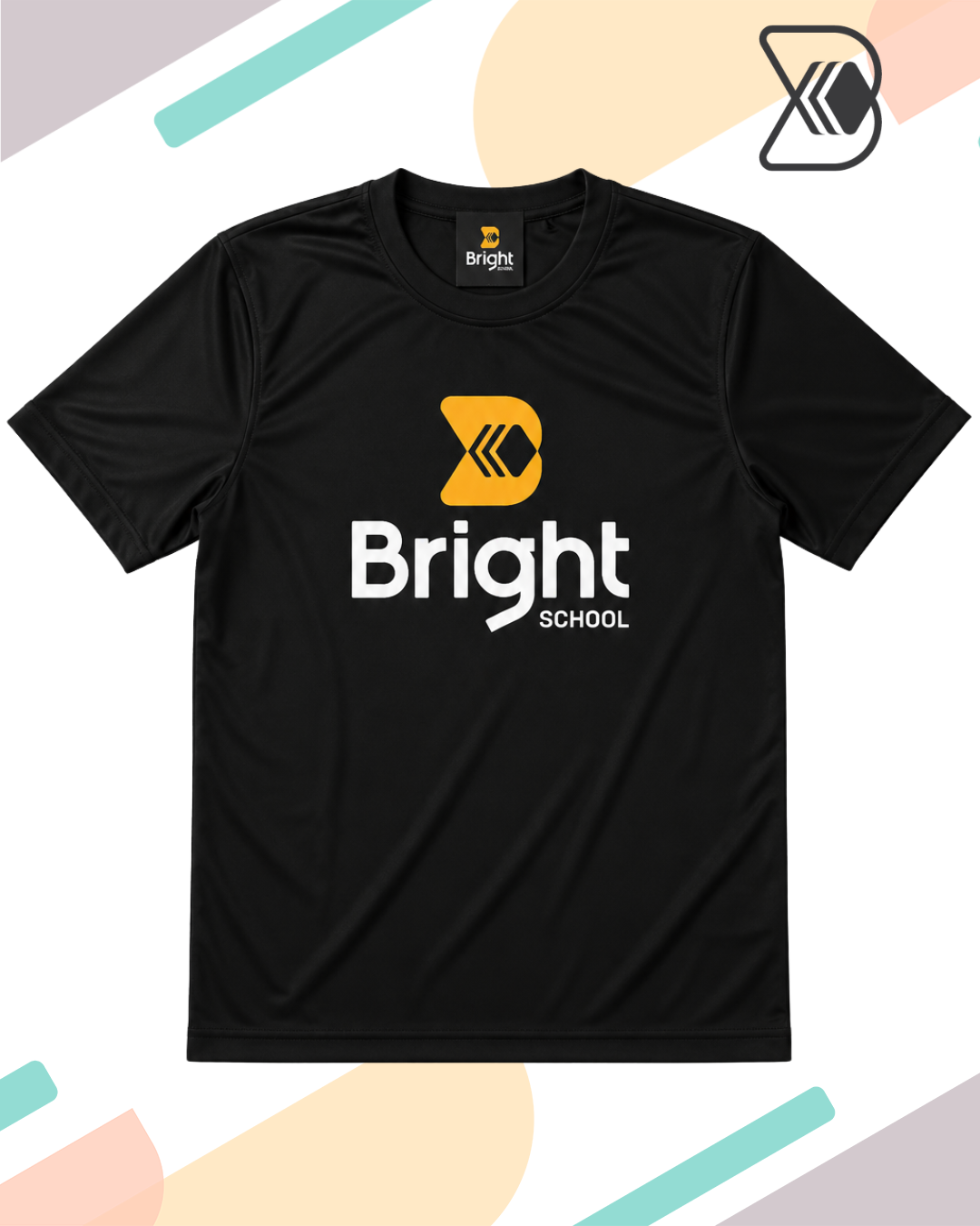 BLUSA ED FISICA SCHOOL UNISSEX PRETO