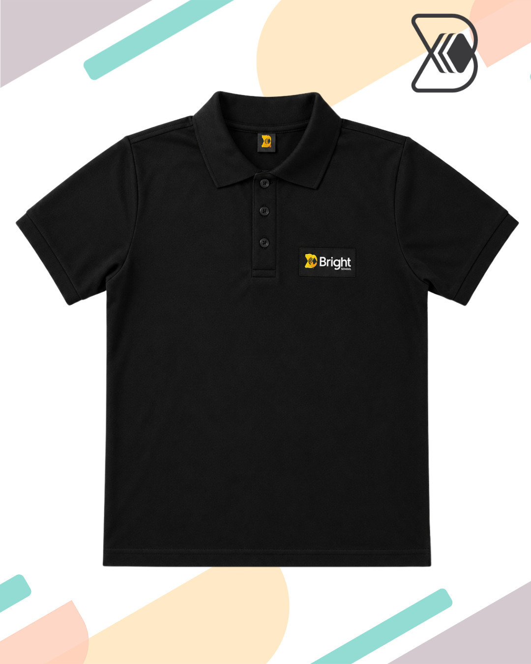 POLO SCHOOL UNISSEX PRETO